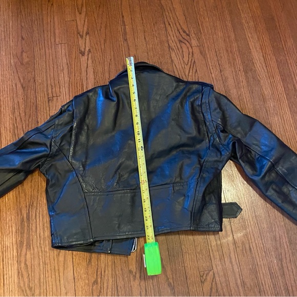 Vintage Leather biker moto jacket FABULOUS - Picture 12 of 13